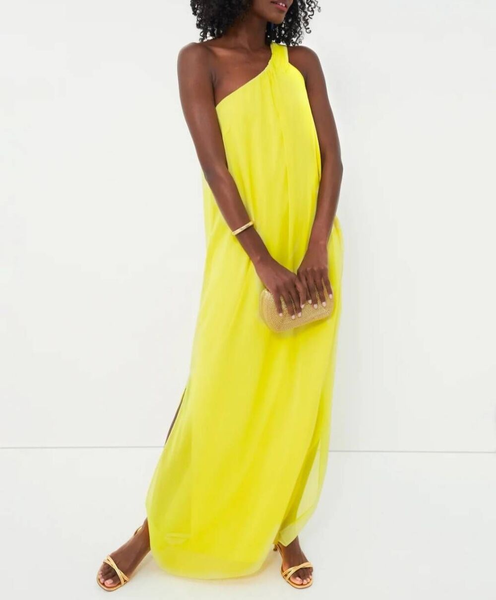 Tuckernuck Pomander Place Yellow Soleil Gown sz Large